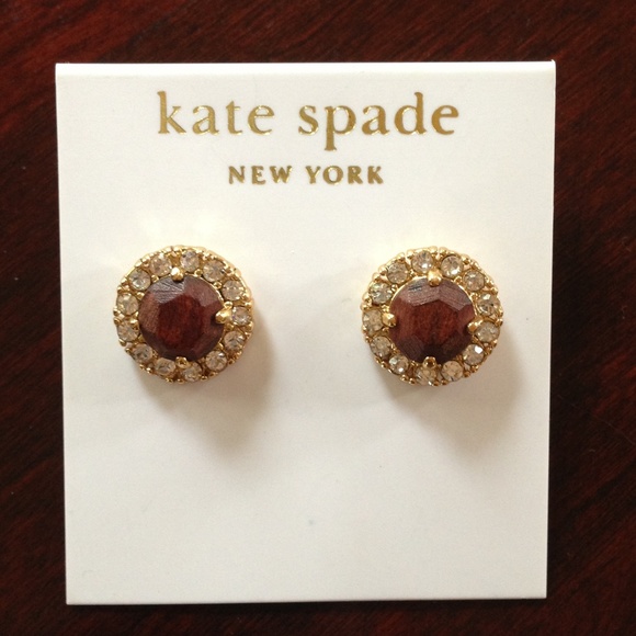 kate spade Jewelry - Kate Spade basket pave earrings